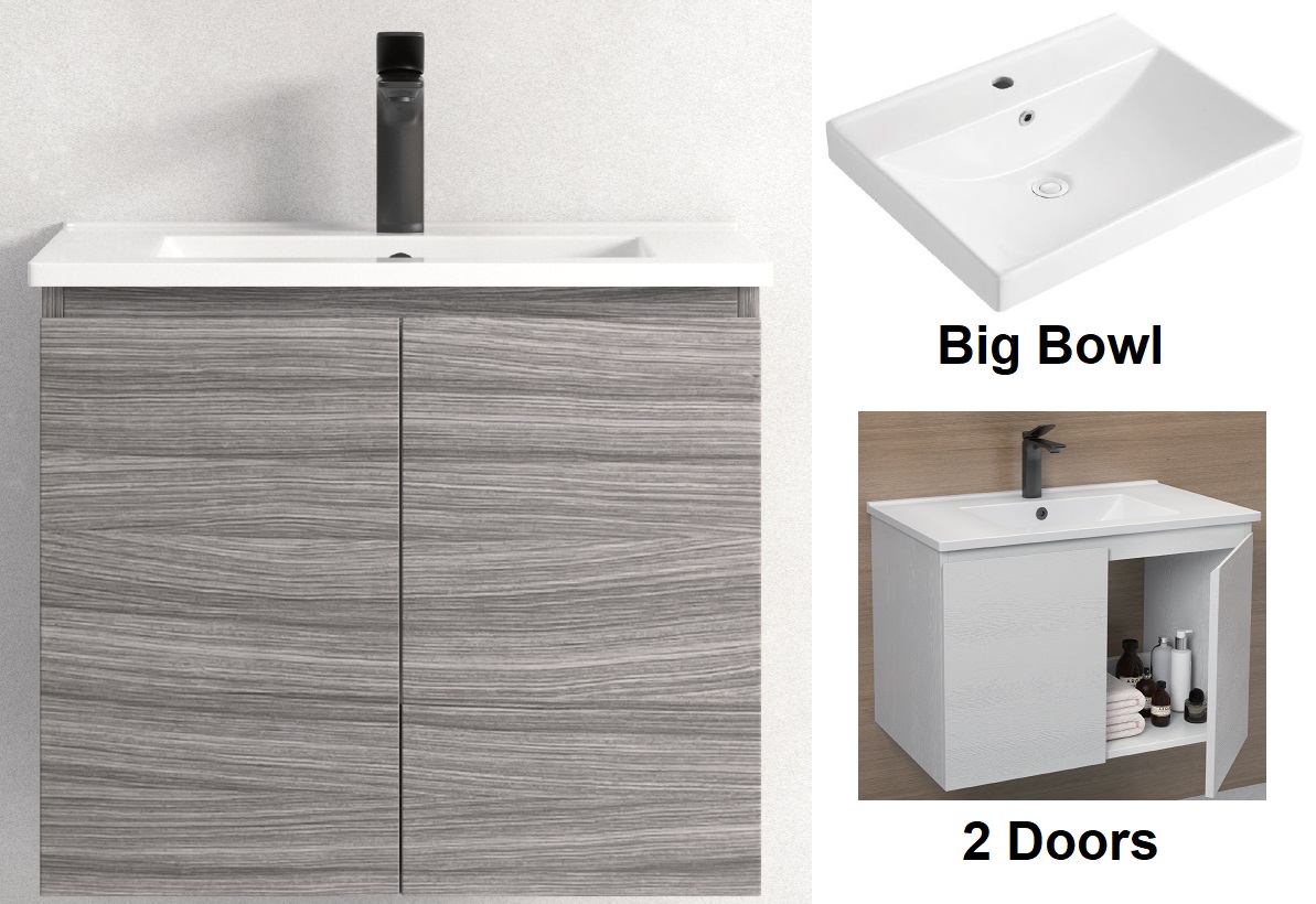 600mm PVC Vanity Cabinet Set D6103